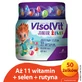 VisolVit Junior, Geleebohnen, Fruchtgeschmack, 50 Stück