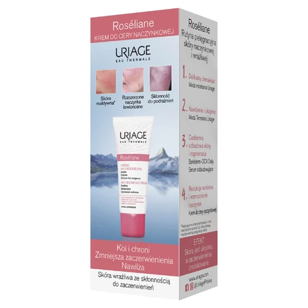 Uriage Roseliane, crème voor de capillaire huid, 40 ml
