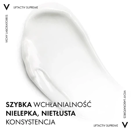 Vichy Liftactiv Supreme, crema de día reafirmante antiarrugas, pieles normales y mixtas, 50 ml