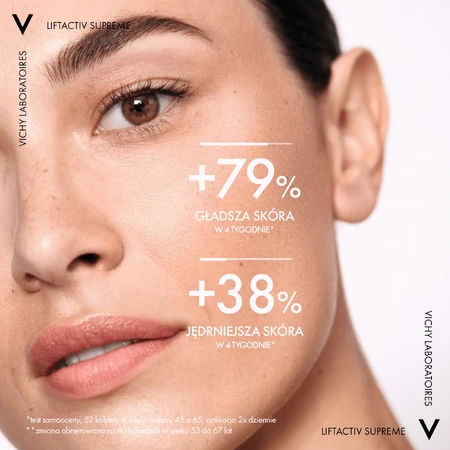 Vichy Liftactiv Supreme, crema de día reafirmante antiarrugas, pieles normales y mixtas, 50 ml