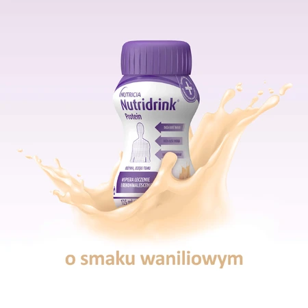 Nutridrink Protein, saveur vanille, 4 x 125 ml