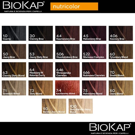 Biokap Nutricolor, Haarfarbe, 6.4 Curry Kupfer, 140 ml