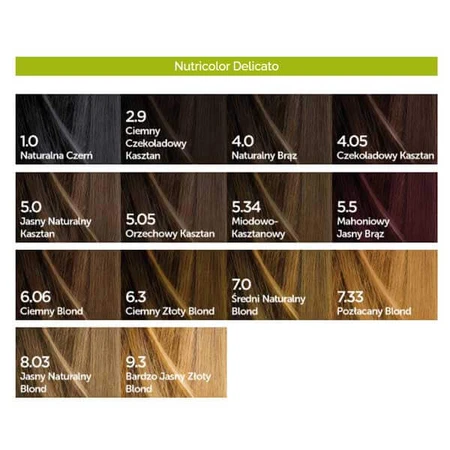 Biokap Nutricolor Delicato, coloration, 8.03 blond naturel clair, 140 ml