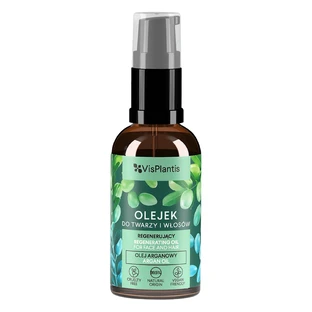 Vis Plantis, aceite de argán para cabello con aceite de macadamia, 30 ml
