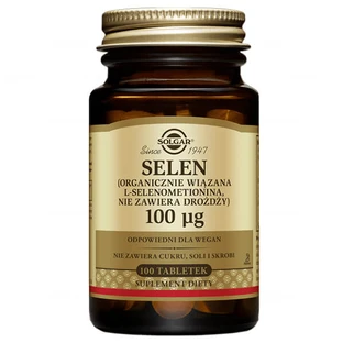 Solgar Selenium 100µg, 100 tablets