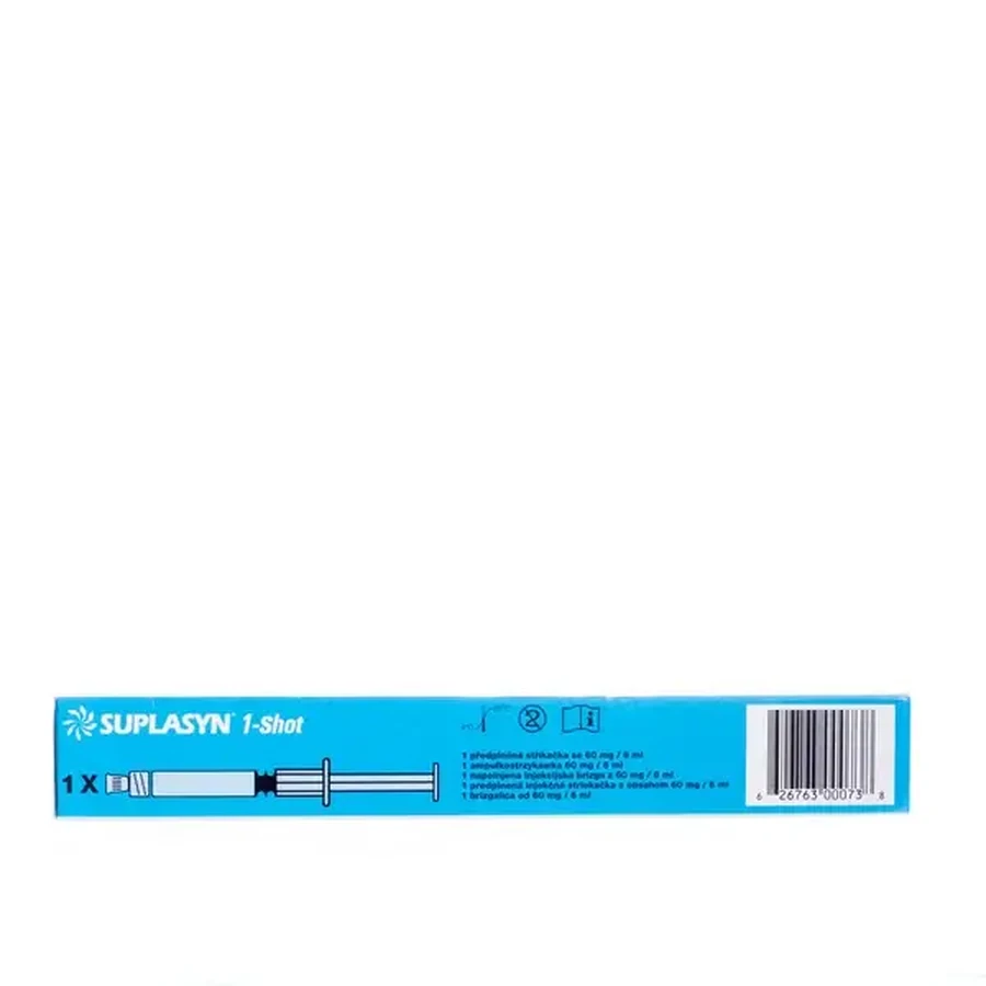 Suplasyn 1-Shot 60 mg/ 6 ml, oplossing voor injectie, 6 ml x 1 ampulspuit