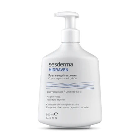 Sesderma Hidraven, crema espumosa sin jabón, 300 ml