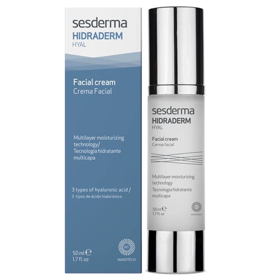 Winkel op Sesderma Hidraderm Hyal, hydraterende gezichtscrème, 50 ml Sesderma Hidraderm Hyal, hydraterende gezichtscrème, 50 ml