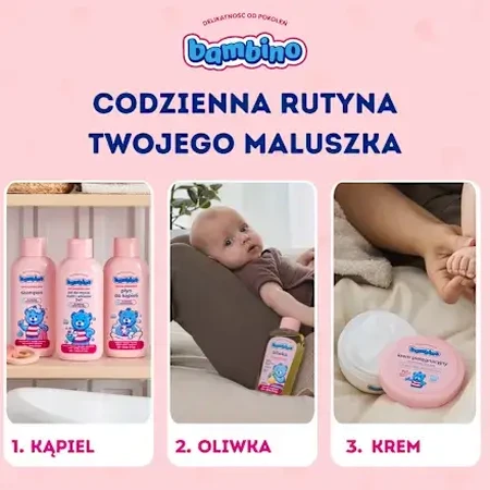 Bambino, crema para el cuidado de la piel de la cara y el cuerpo, desde el primer día de vida, 200 ml