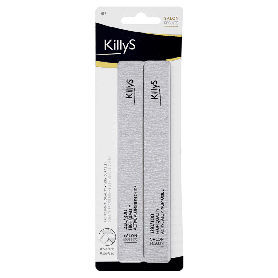 Cumpără KillyS, pilă de unghii, dreaptă, 2 bucăți KillyS, pilă de unghii, dreaptă, 2 bucăți