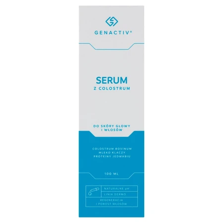 Genactiv, colostrum serum voor hoofdhuid en haar, 100 ml