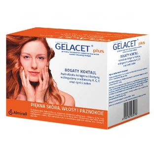 Gelacet Pulver mit Biotin, 5,7 g x 21 Beutel, Almirall 
