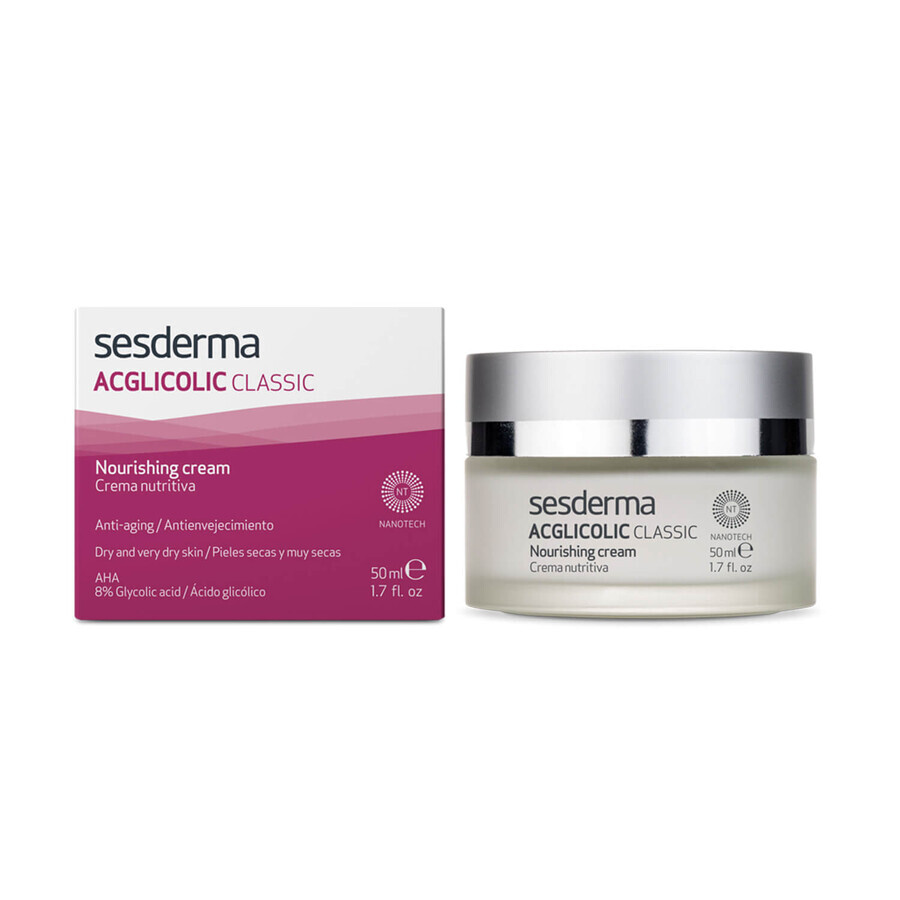 Sesderma Acglicolic Classic, nährende Gesichtscreme, 50 ml