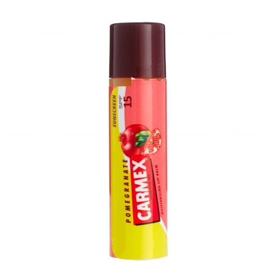 Comprar Carmex Granada, bálsamo labial intensamente hidratante, stick, FPS 15, 4,25 g Carmex Granada, bálsamo labial intensamente hidratante, stick, FPS 15, 4,25 g