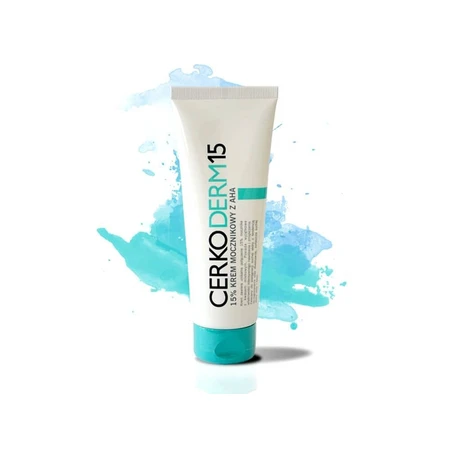 Cerkoderm 15, crema con 15% de urea y AHA, piel seca con tendencia a la queratosis, 75 ml