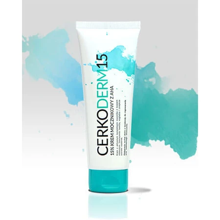 Cerkoderm 15, crema con 15% de urea y AHA, piel seca con tendencia a la queratosis, 75 ml