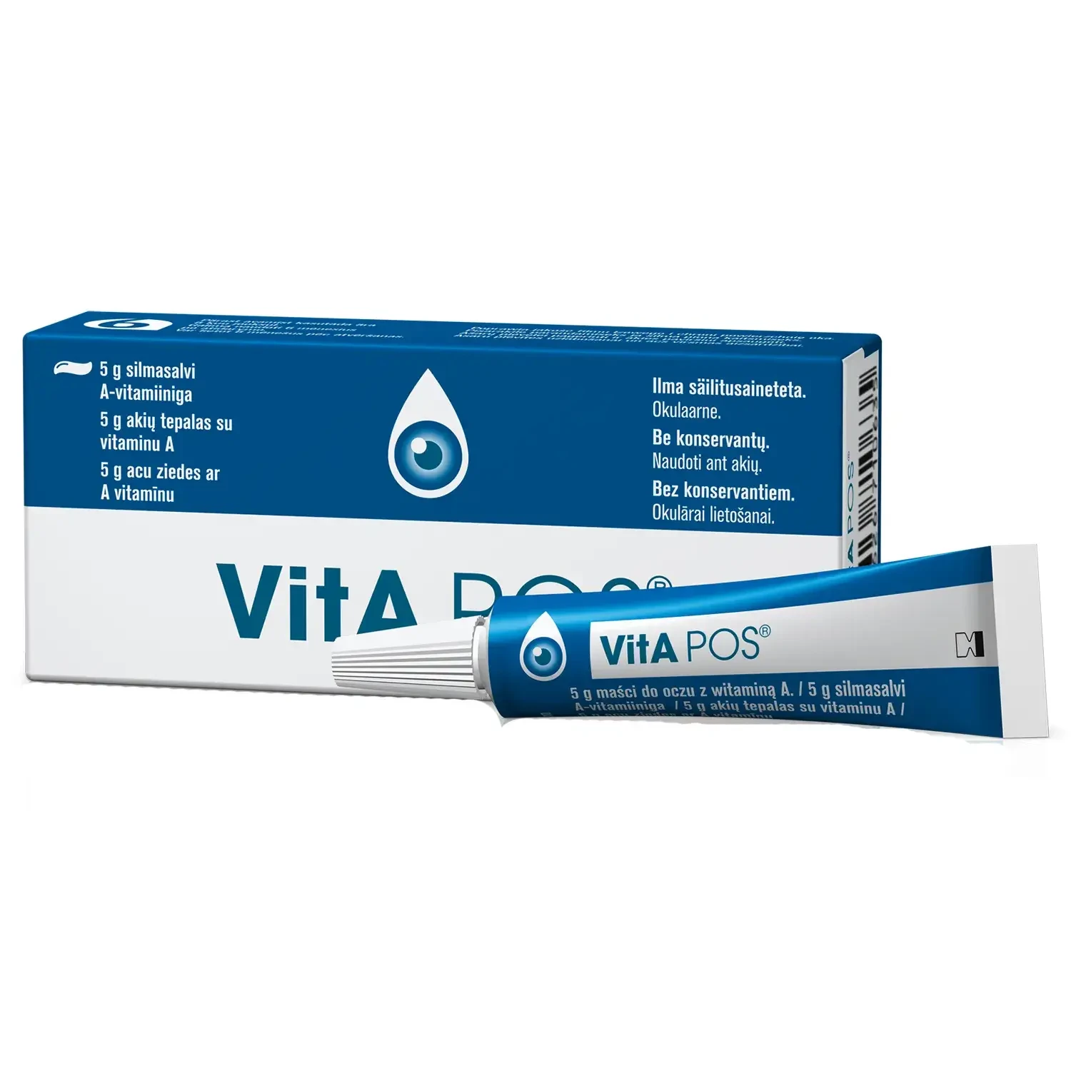 VitA POS, eye ointment, preservative-free, 5 g, Ursapharm