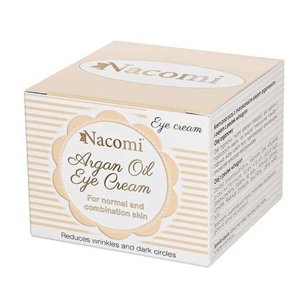Nacomi, crema de ojos de argán, 15 ml