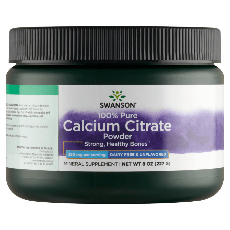 Buy Swanson Calcium Citrate, Powder, 227 g Swanson Calcium Citrate, Powder, 227 g