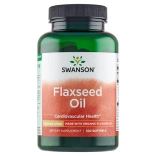 Swanson Leinsamenöl, 100 Gel-Kapseln
