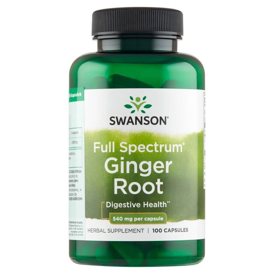 Boutique Swanson Racine de Gingembre, Gingembre, 100 gélules Swanson Racine de Gingembre, Gingembre, 100 gélules