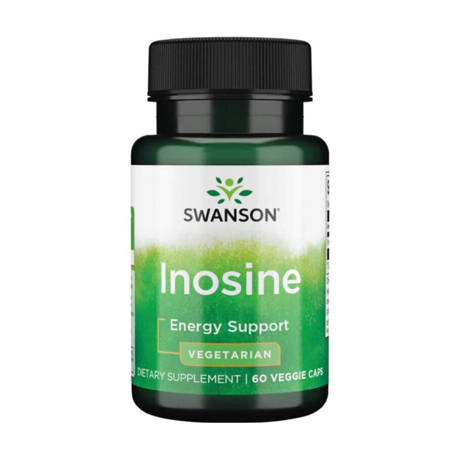 Boutique Swanson Inosine, inosine, 60 gélules végétales Swanson Inosine, inosine, 60 gélules végétales