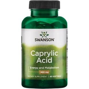 Swanson Caprylzuur, Caprylzuur, 60 capsules