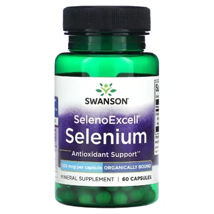Swanson SelenoExcell, Selen 200 µg, 60 Kapseln