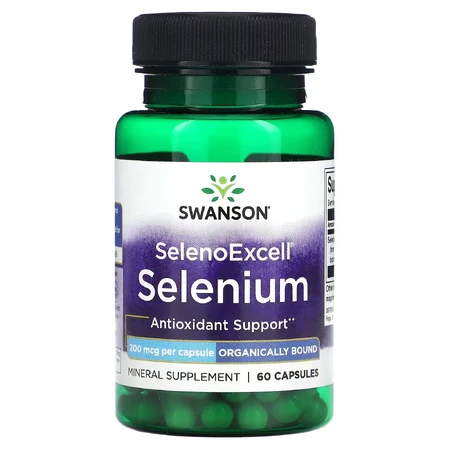 Swanson SelenoExcell, Selen 200 µg, 60 Kapseln