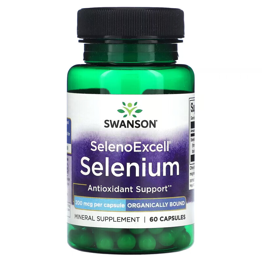 Swanson SelenoExcell, selenium 200 µg, 60 capsules