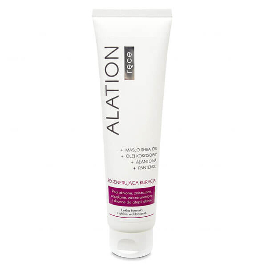 Alation Hands, Hand cream, Regenerating treatment, 100 ml