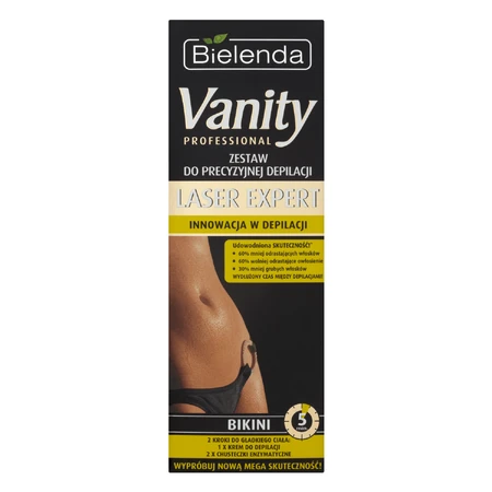 Bielenda Vanity Laser Expert, set de depilación de precisión, bikini, 100 ml