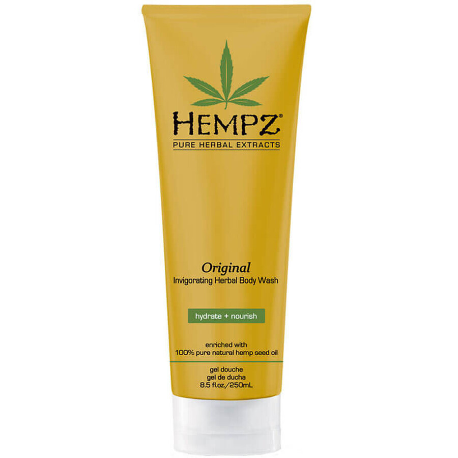 Gel douche revigorant aux herbes, 250 ml, Hempz