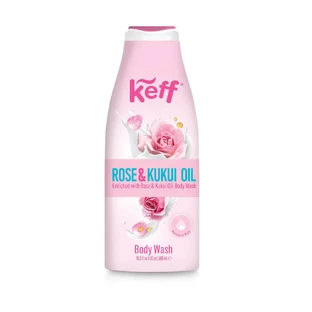 Gel de Ducha Keff Rosa y Aceite de Kukui, 500 ml, Sano