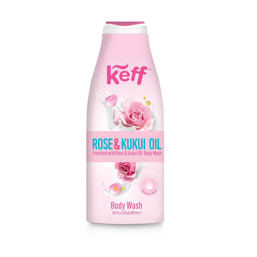 Buy Rose & Kukui Oil Keff Shower Gel, 500 ml, Sano Rose & Kukui Oil Keff Shower Gel, 500 ml, Sano