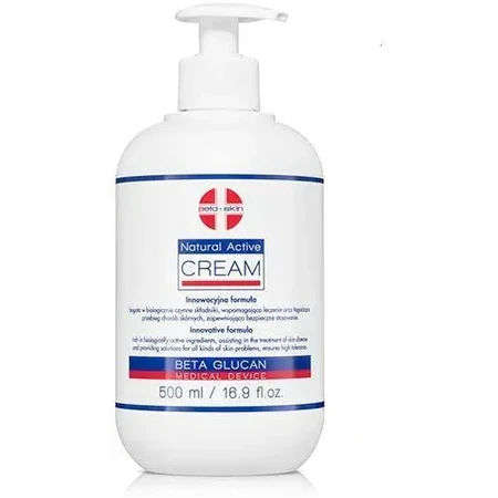 Beta-Skin Natural Active Cream, crema corporal, 500 ml