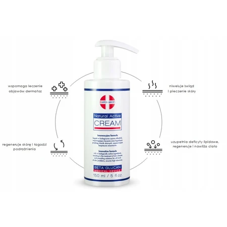 Beta-Skin Natural Active Cream, crema corporal, 250 ml
