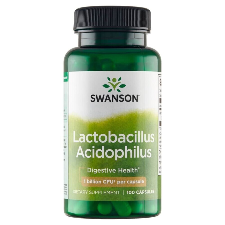 Cumpără Swanson Lactobacillus Acidophilus, 100 capsule Swanson Lactobacillus Acidophilus, 100 capsule
