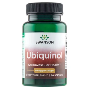 Swanson Ubiquinol, ubiquinol 50 mg, 60 gélules