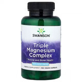 Swanson Triple Magnesium Complex, magneziu 400 mg, 100 capsule