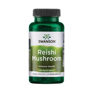 Swanson Reishi paddenstoel, 60 capsules