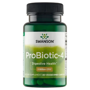 Swanson ProBiotic-4, 60 cápsulas vegetales