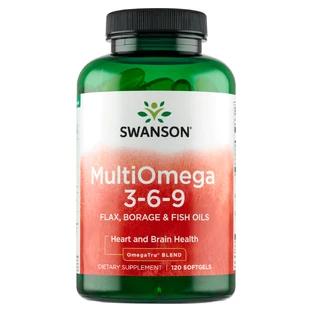 Swanson MultiOmega 3-6-9, 120 capsules