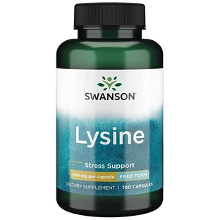 Swanson L-Lysine, L-Lysine 500 mg, 100 capsules