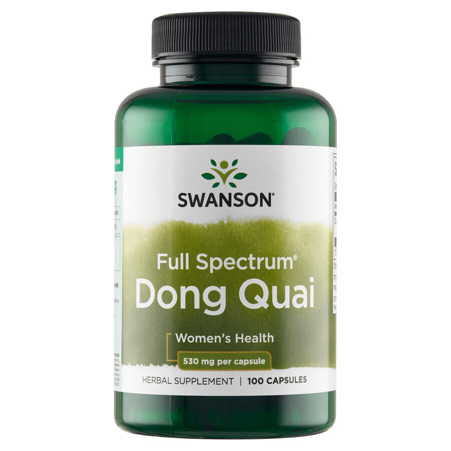 Boutique Swanson Full Spectrum Dong Quai, angélique, 100 gélules Swanson Full Spectrum Dong Quai, angélique, 100 gélules