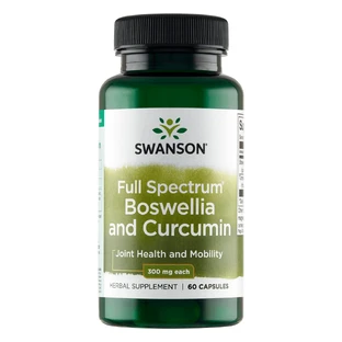 Swanson Full Spectrum Boswellia &amp; Curcumin, Weihrauch und Kurkuma, 60 Kapseln