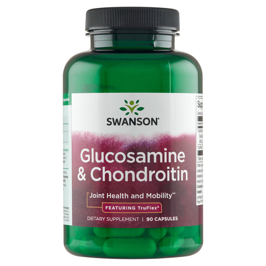 Boutique Swanson Glucosamine & Chondroïtine, glucosamine et chondroïtine, 90 gélules Swanson Glucosamine & Chondroïtine, glucosamine et chondroïtine, 90 gélules