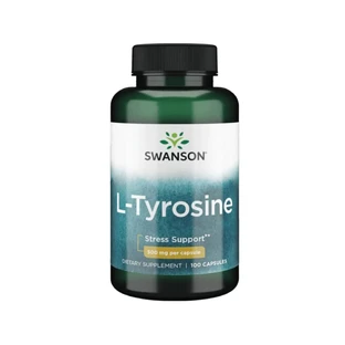 Swanson L-Tyrosine, L-Tyrosine, 100 capsules