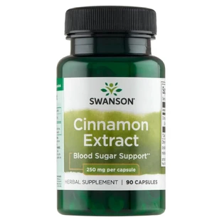 Extracto de canela Swanson, canela, 90 cápsulas