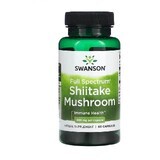 Swanson Shiitake Ciupercă, 60 capsule